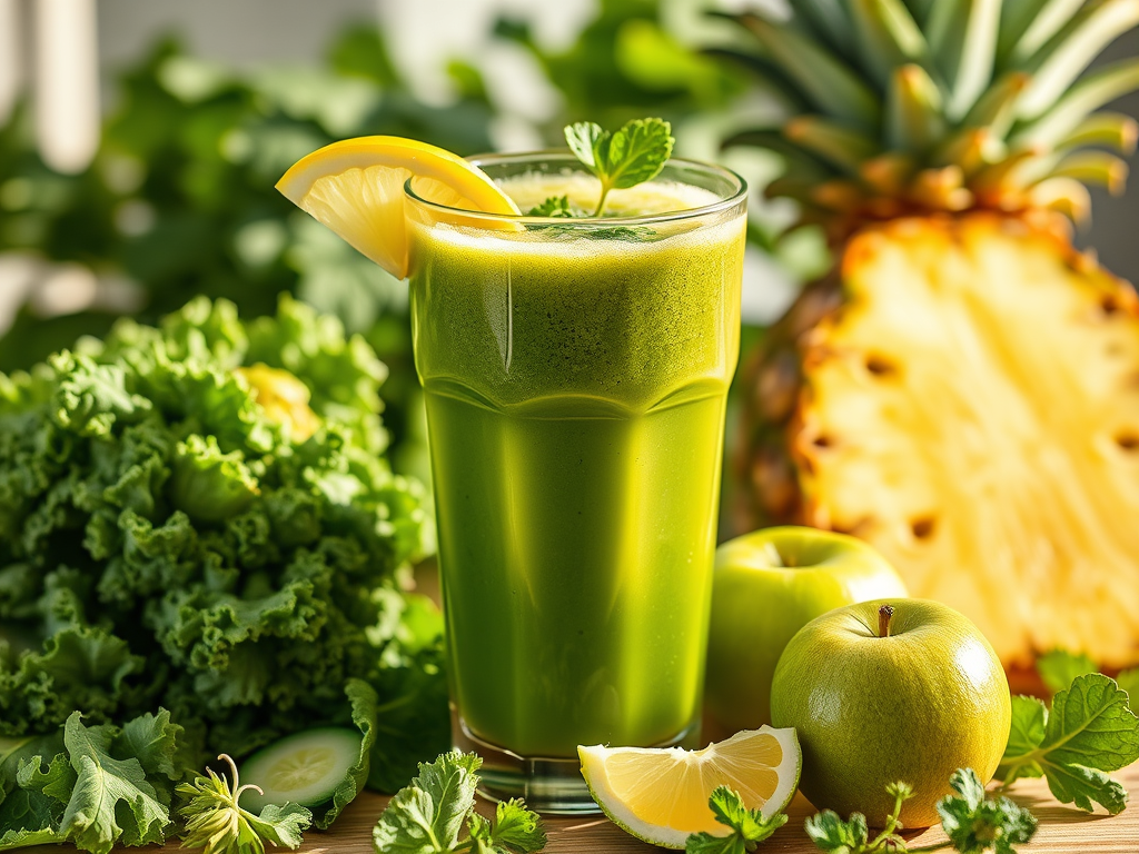 A Magia Verde que Revoluciona sua Saúde: Mergulhe no Universo dos Sucos Detox!